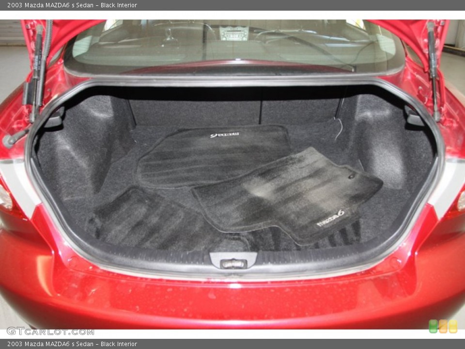 Black Interior Trunk for the 2003 Mazda MAZDA6 s Sedan #78264532