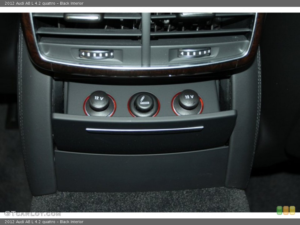 Black Interior Controls for the 2012 Audi A8 L 4.2 quattro #78264710