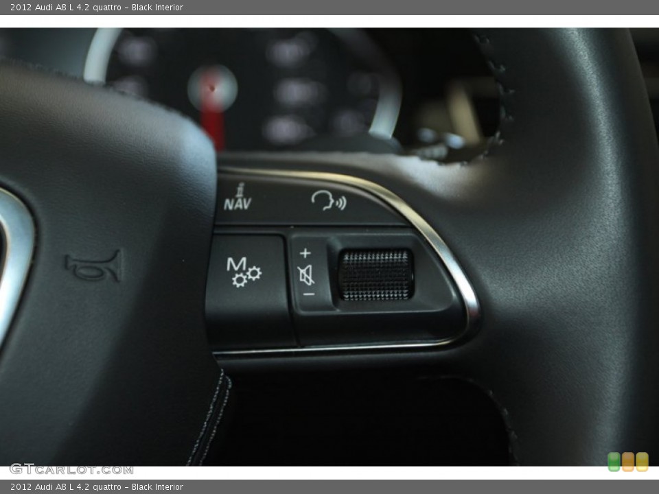 Black Interior Controls for the 2012 Audi A8 L 4.2 quattro #78264769