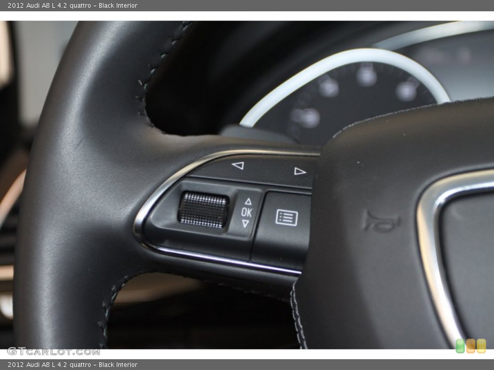 Black Interior Controls for the 2012 Audi A8 L 4.2 quattro #78264775