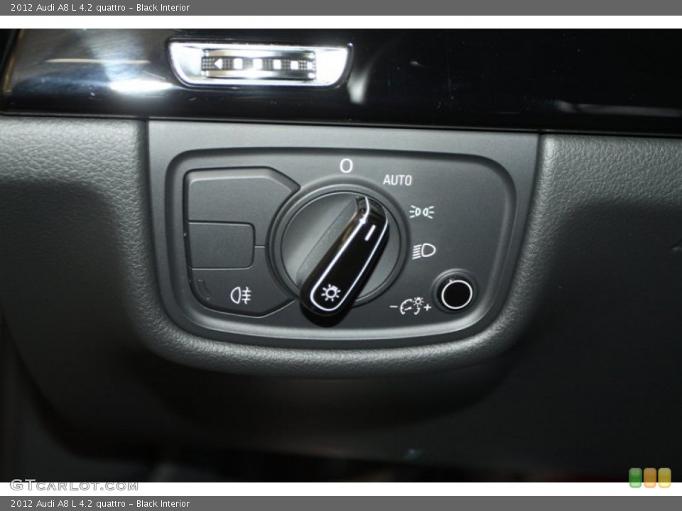 Black Interior Controls for the 2012 Audi A8 L 4.2 quattro #78264808