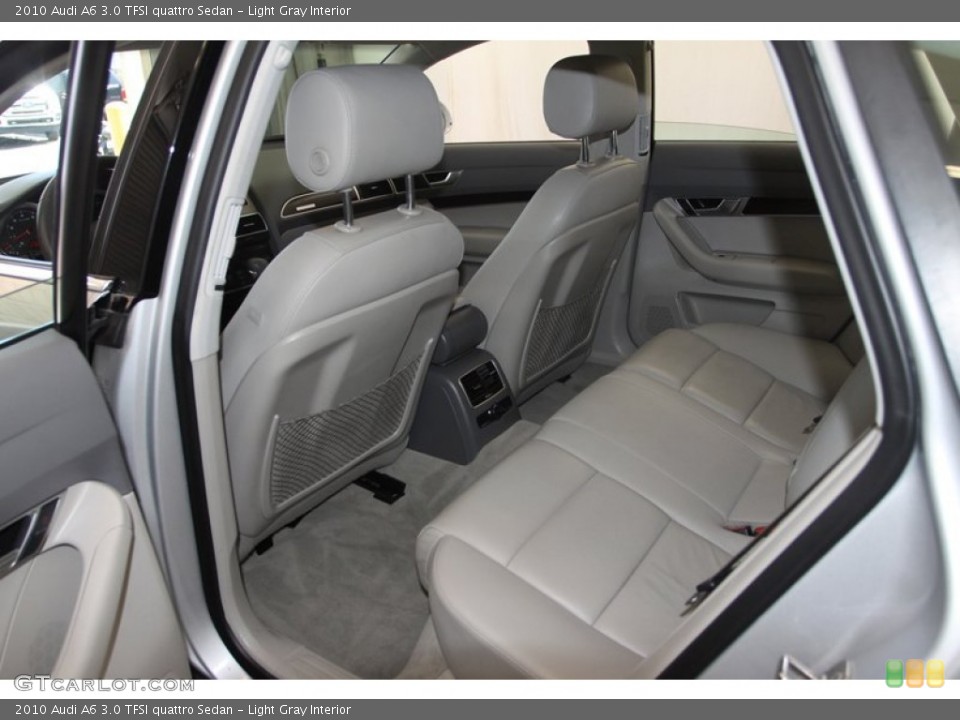Light Gray Interior Rear Seat for the 2010 Audi A6 3.0 TFSI quattro Sedan #78265006