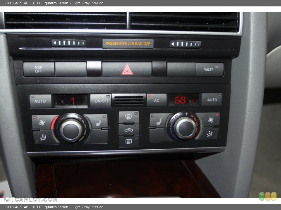 Light Gray Interior Controls for the 2010 Audi A6 3.0 TFSI quattro Sedan #78265033