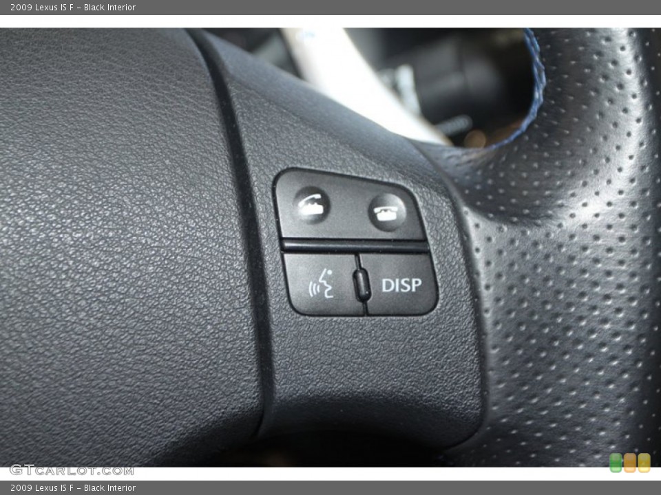 Black Interior Controls for the 2009 Lexus IS F #78265204