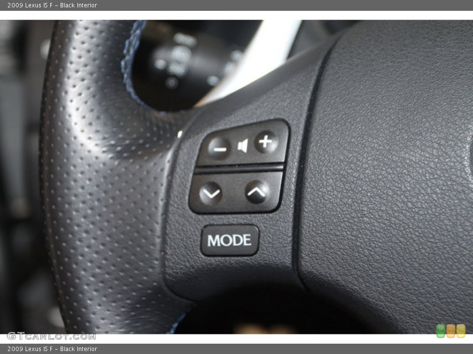 Black Interior Controls for the 2009 Lexus IS F #78265207