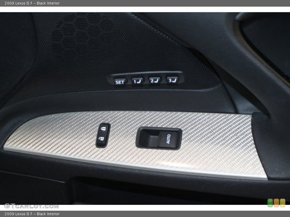 Black Interior Controls for the 2009 Lexus IS F #78265249