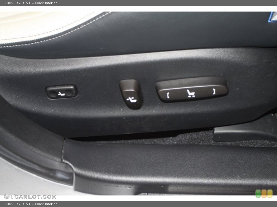 Black Interior Controls for the 2009 Lexus IS F #78265252