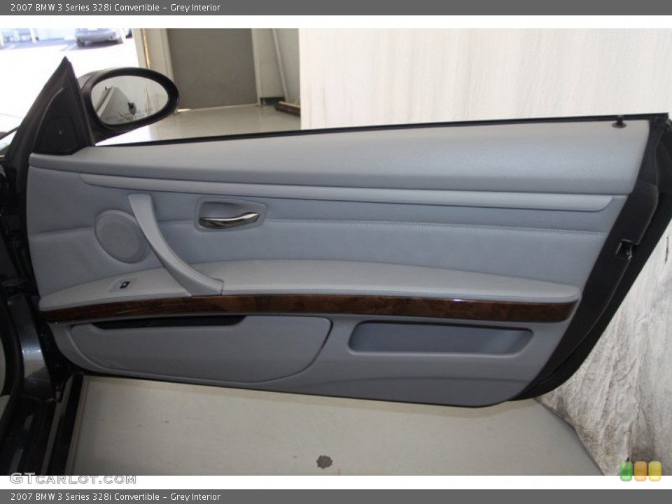 Grey Interior Door Panel for the 2007 BMW 3 Series 328i Convertible #78268755