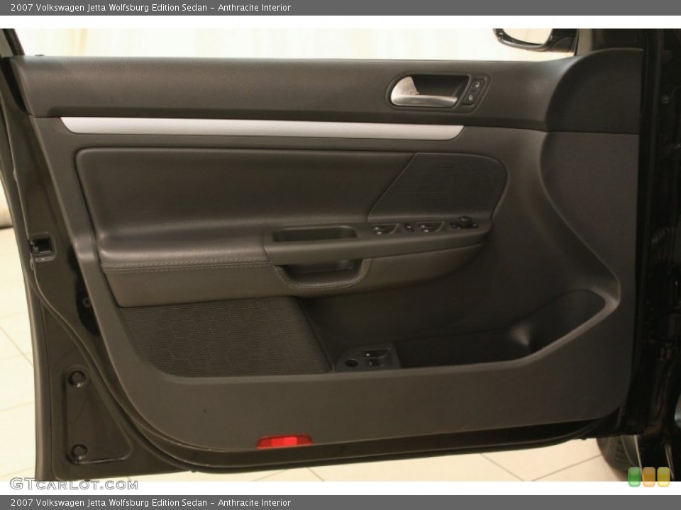 Anthracite Interior Door Panel for the 2007 Volkswagen Jetta Wolfsburg Edition Sedan #78269085