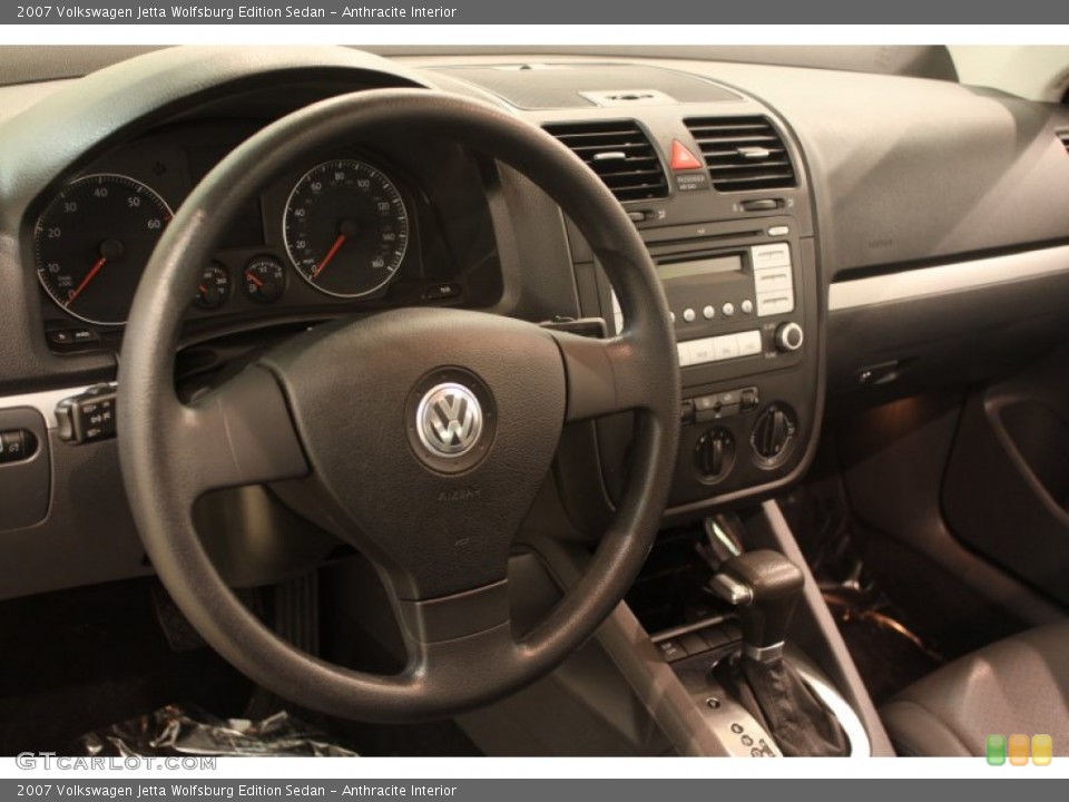 Anthracite Interior Dashboard for the 2007 Volkswagen Jetta Wolfsburg Edition Sedan #78269149