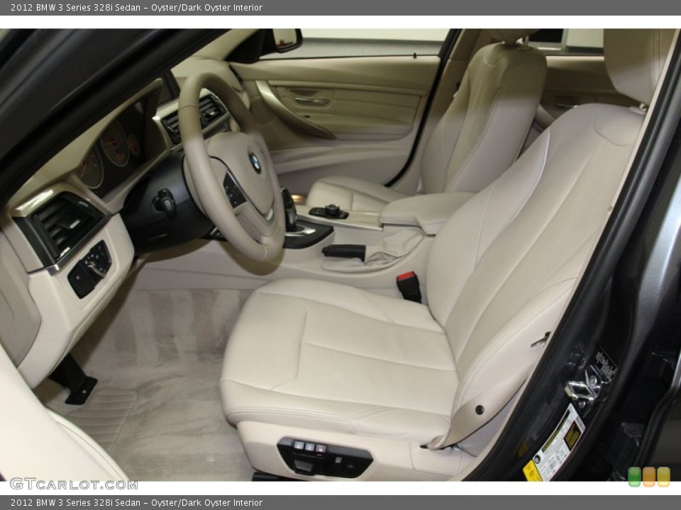 Oyster/Dark Oyster Interior Photo for the 2012 BMW 3 Series 328i Sedan #78269944