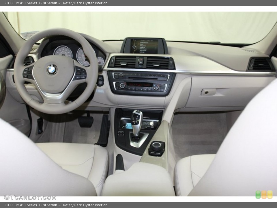 Oyster/Dark Oyster Interior Dashboard for the 2012 BMW 3 Series 328i Sedan #78269962