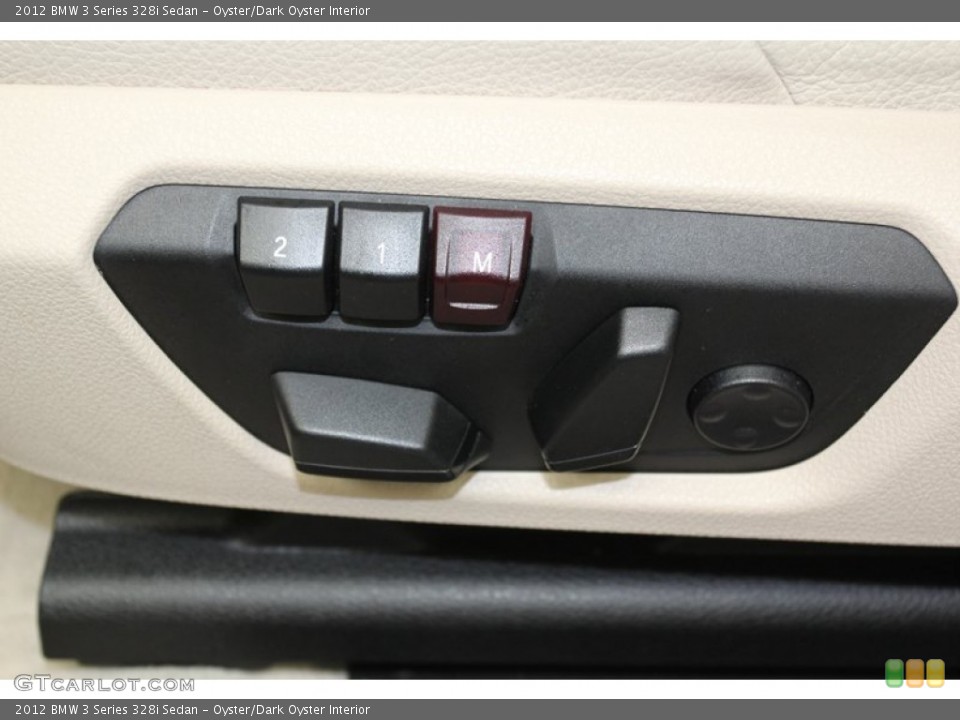 Oyster/Dark Oyster Interior Controls for the 2012 BMW 3 Series 328i Sedan #78270262