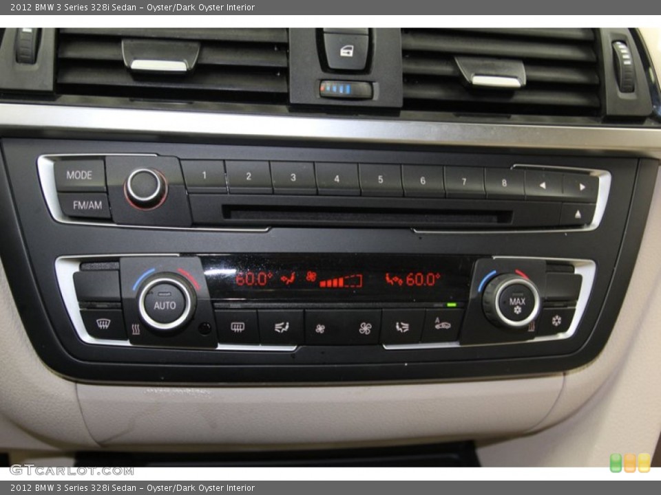 Oyster/Dark Oyster Interior Controls for the 2012 BMW 3 Series 328i Sedan #78270328