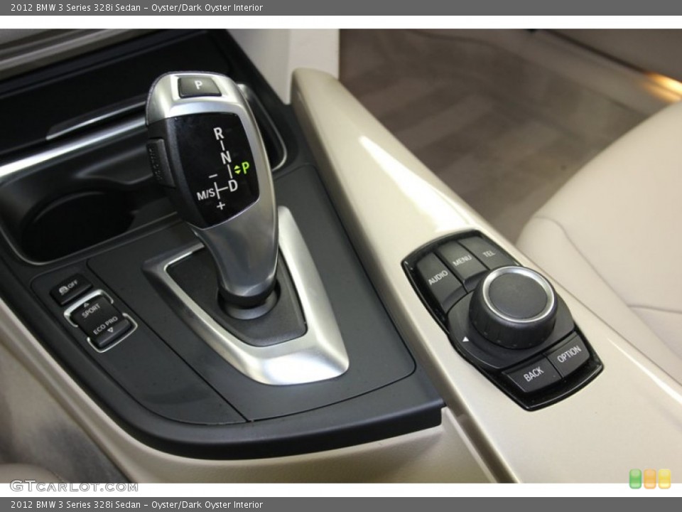 Oyster/Dark Oyster Interior Transmission for the 2012 BMW 3 Series 328i Sedan #78270351