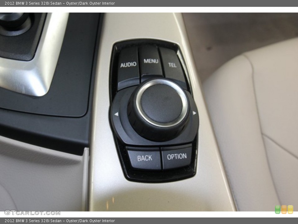 Oyster/Dark Oyster Interior Controls for the 2012 BMW 3 Series 328i Sedan #78270372