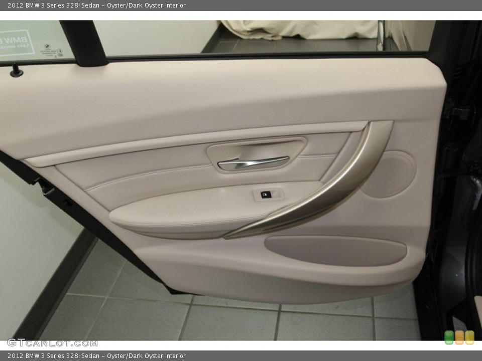 Oyster/Dark Oyster Interior Door Panel for the 2012 BMW 3 Series 328i Sedan #78270669
