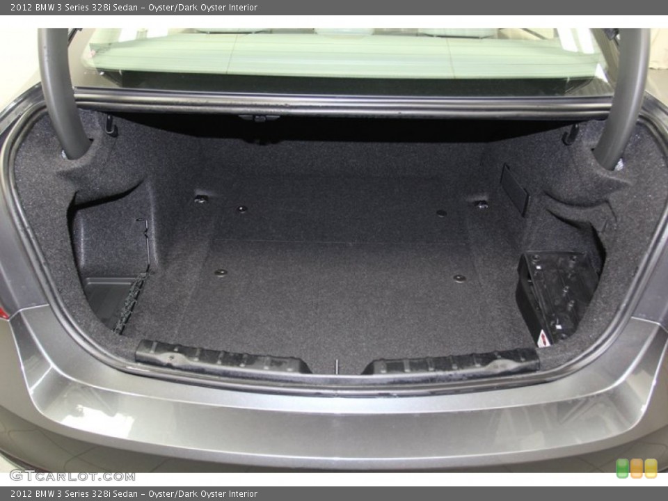 Oyster/Dark Oyster Interior Trunk for the 2012 BMW 3 Series 328i Sedan #78270761