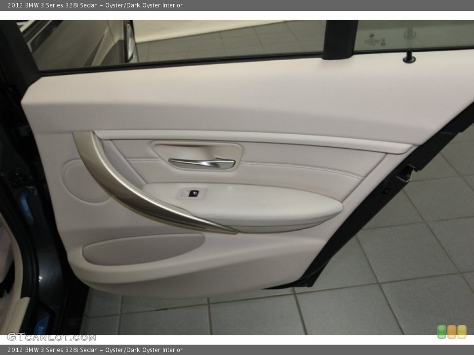 Oyster/Dark Oyster Interior Door Panel for the 2012 BMW 3 Series 328i Sedan #78270811