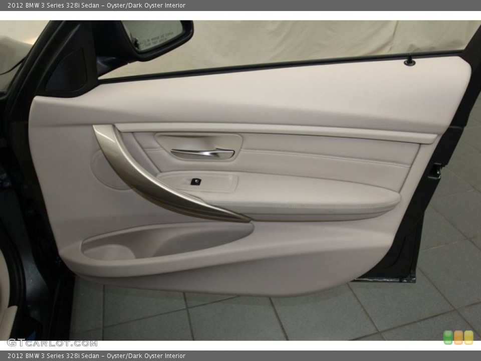 Oyster/Dark Oyster Interior Door Panel for the 2012 BMW 3 Series 328i Sedan #78270901