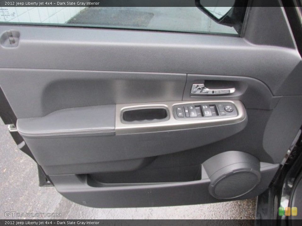 Dark Slate Gray Interior Door Panel for the 2012 Jeep Liberty Jet 4x4 #78271813