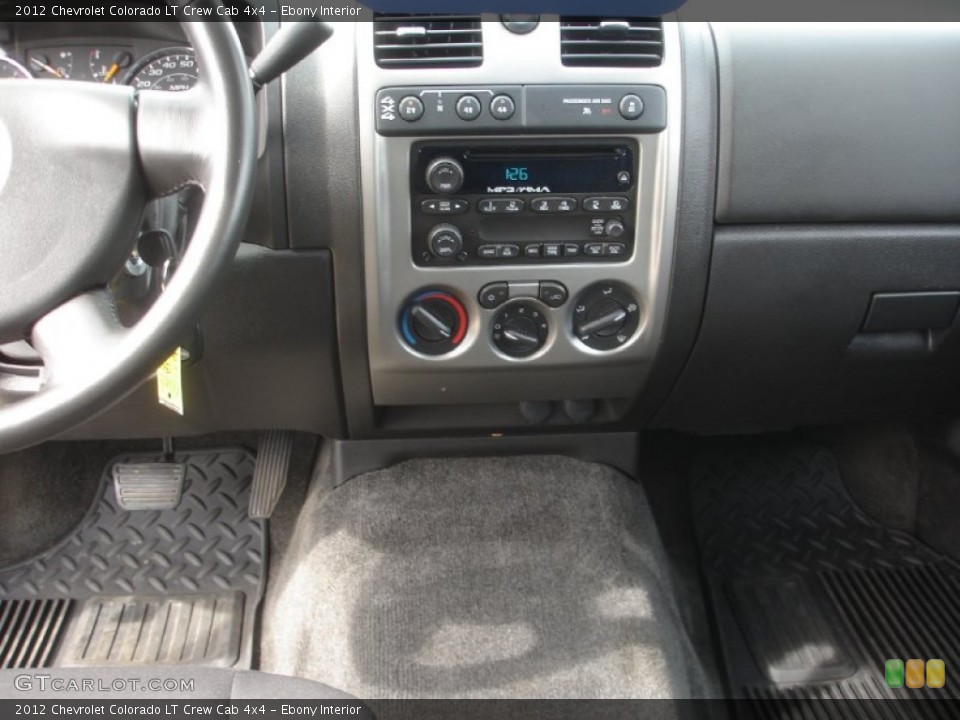 Ebony Interior Controls for the 2012 Chevrolet Colorado LT Crew Cab 4x4 #78271858