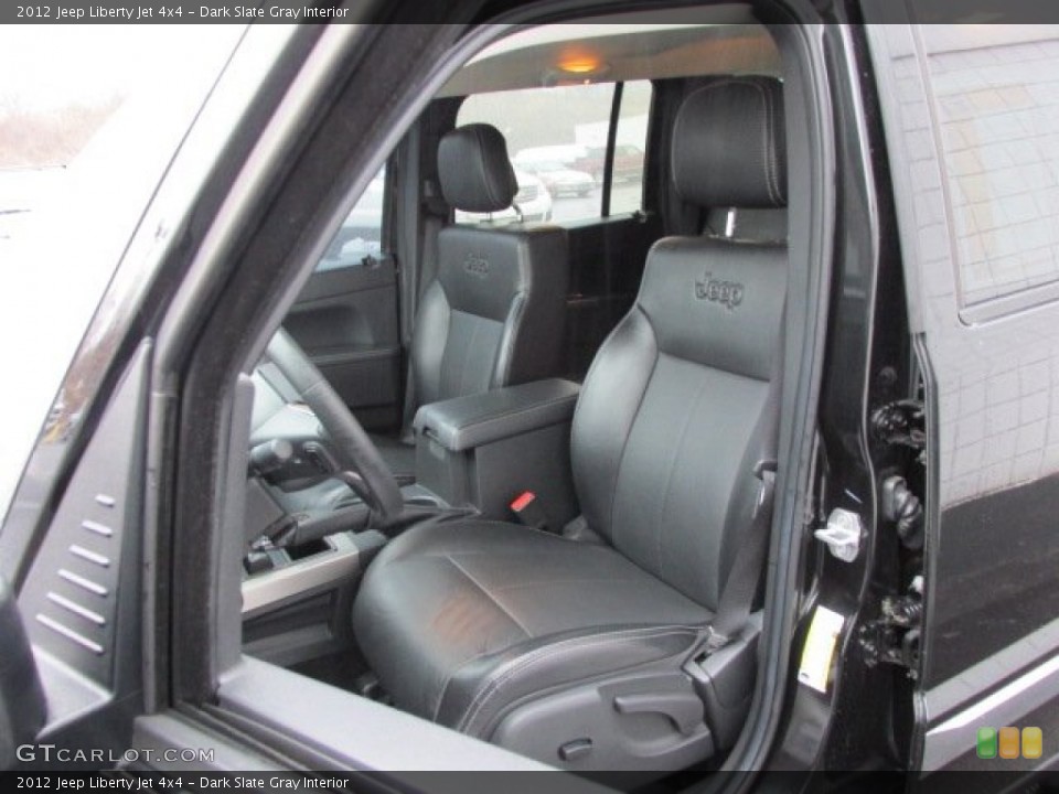 Dark Slate Gray Interior Front Seat for the 2012 Jeep Liberty Jet 4x4 #78271864