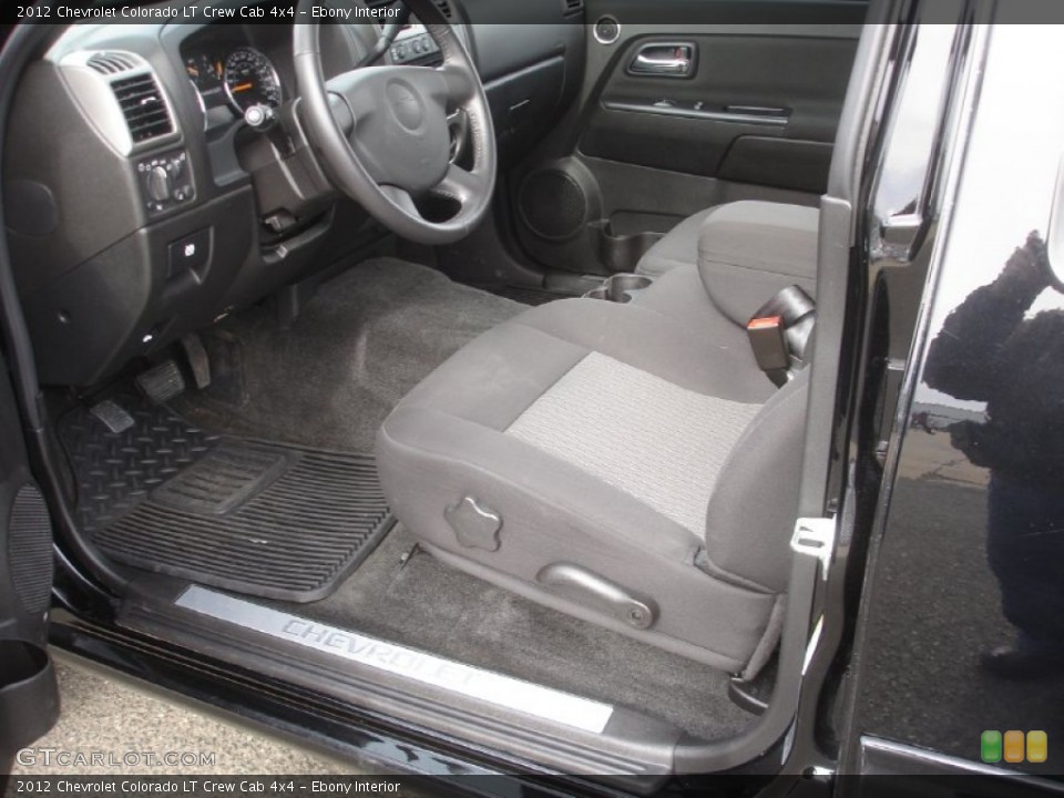 Ebony Interior Photo for the 2012 Chevrolet Colorado LT Crew Cab 4x4 #78272206
