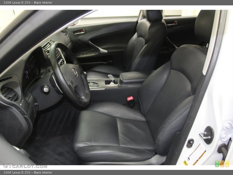 Black Interior Photo for the 2006 Lexus IS 250 #78272908