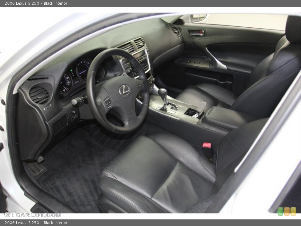 Black Interior Photo for the 2006 Lexus IS 250 #78273121
