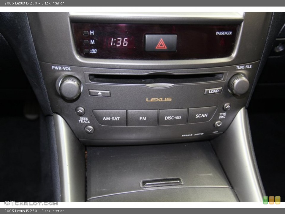 Black Interior Audio System for the 2006 Lexus IS 250 #78273364