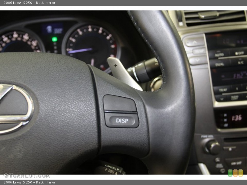 Black Interior Controls for the 2006 Lexus IS 250 #78273481