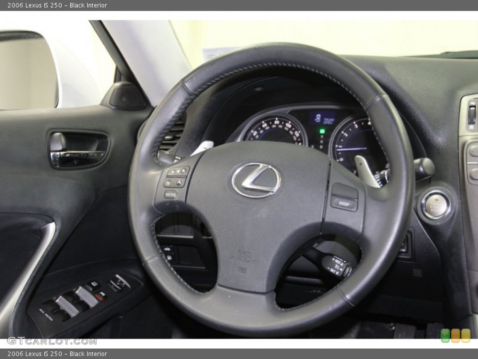Black Interior Steering Wheel for the 2006 Lexus IS 250 #78273595