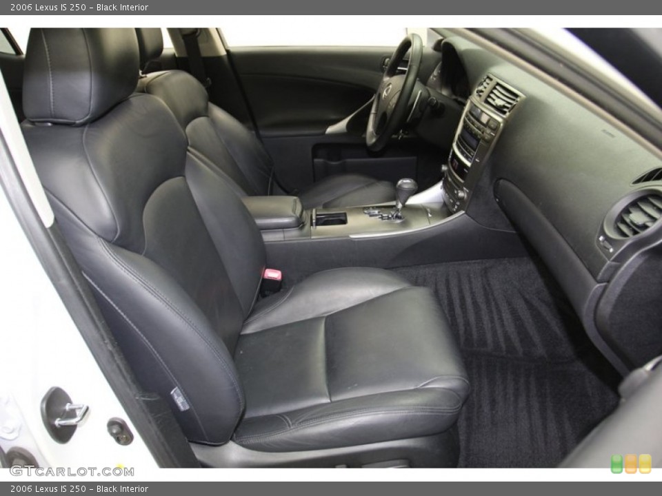 Black Interior Front Seat for the 2006 Lexus IS 250 #78273851