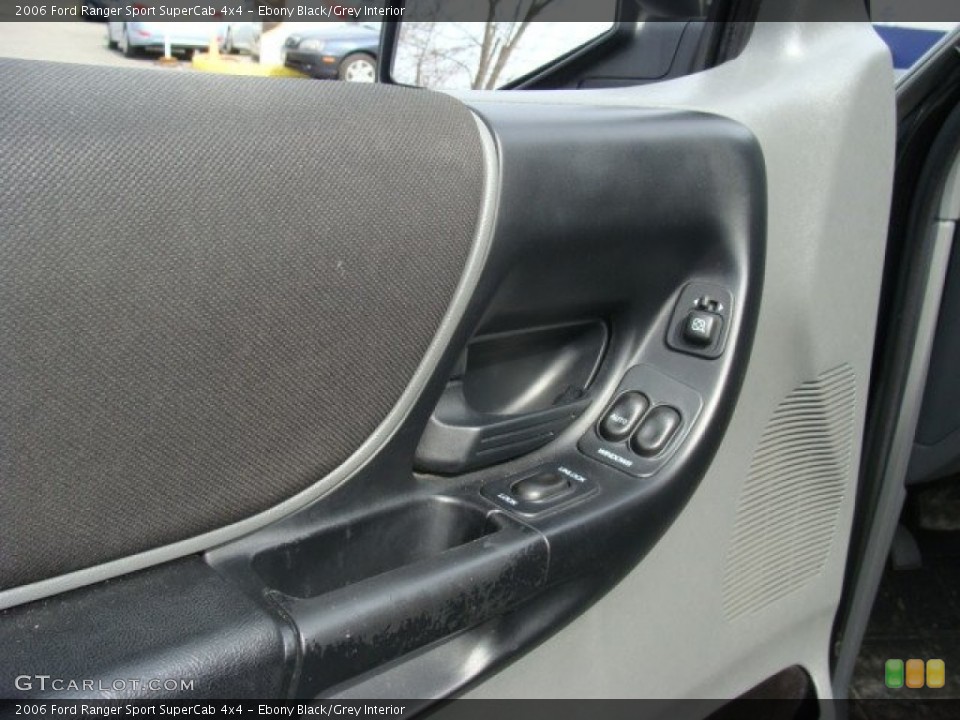 Ebony Black/Grey Interior Controls for the 2006 Ford Ranger Sport SuperCab 4x4 #78274027