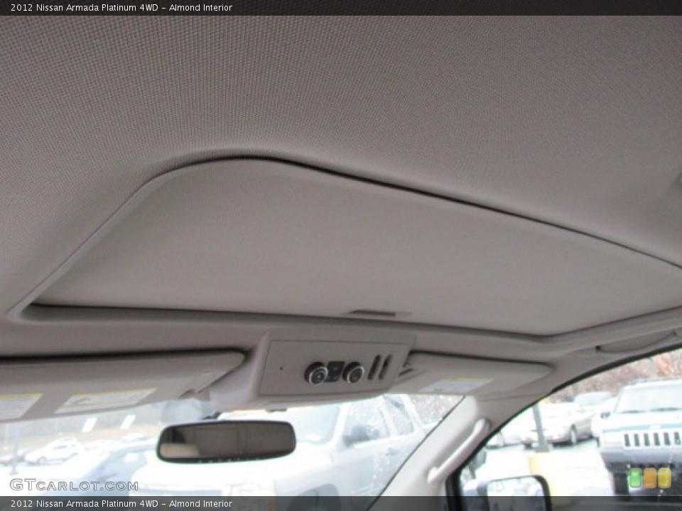 Almond Interior Sunroof for the 2012 Nissan Armada Platinum 4WD #78274285
