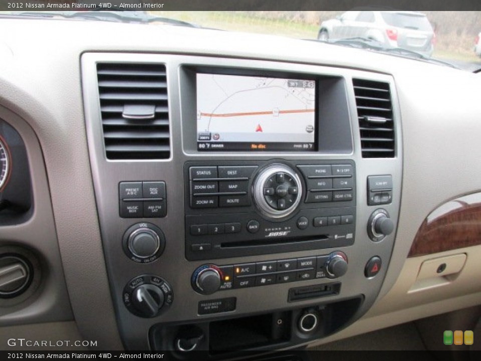 Almond Interior Controls for the 2012 Nissan Armada Platinum 4WD #78274321