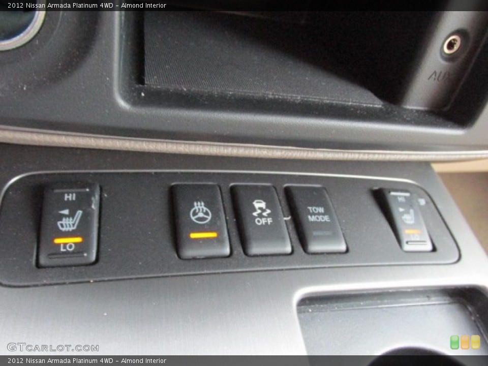 Almond Interior Controls for the 2012 Nissan Armada Platinum 4WD #78274339