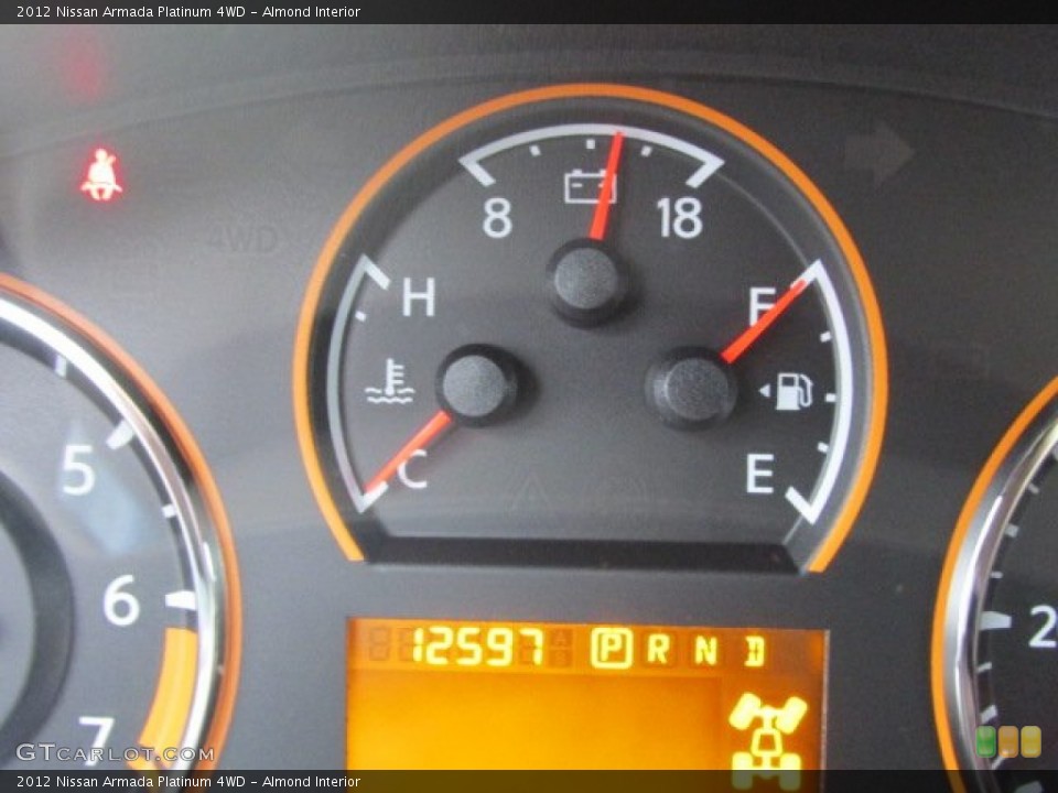 Almond Interior Gauges for the 2012 Nissan Armada Platinum 4WD #78274456