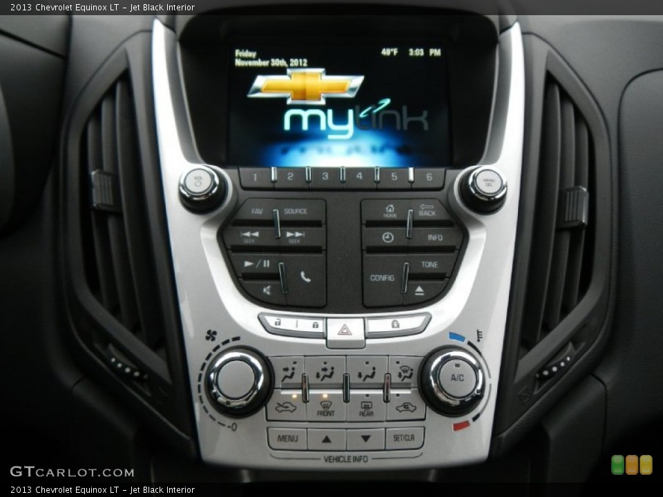 Jet Black Interior Controls for the 2013 Chevrolet Equinox LT #78274702