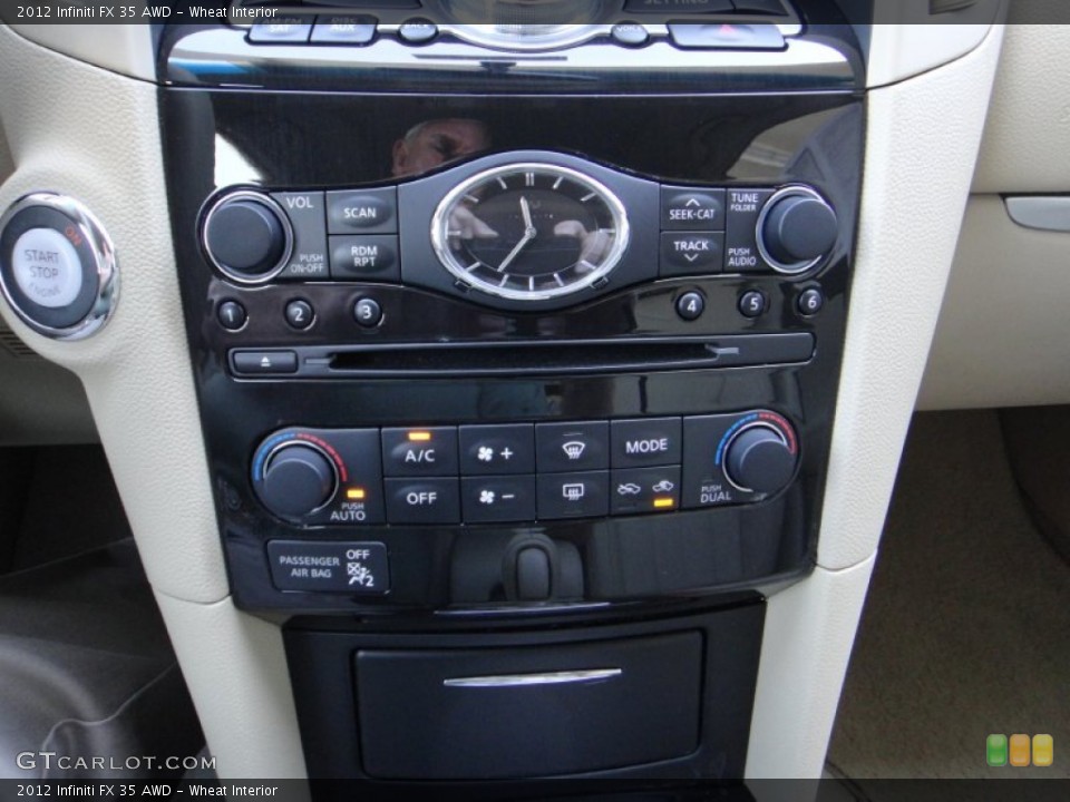 Wheat Interior Controls for the 2012 Infiniti FX 35 AWD #78275239