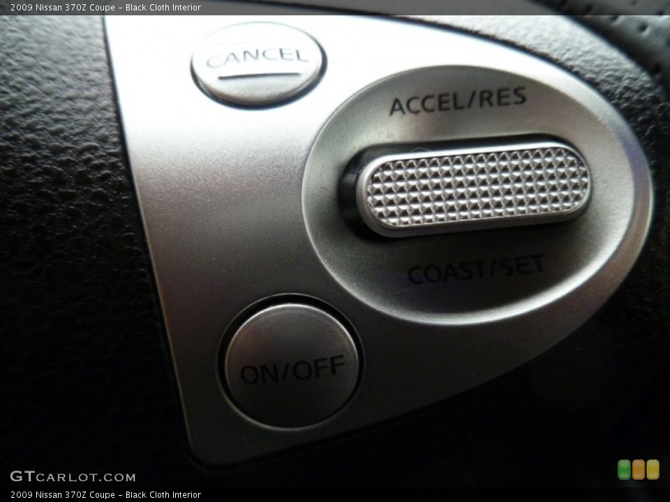 Black Cloth Interior Controls for the 2009 Nissan 370Z Coupe #78275830