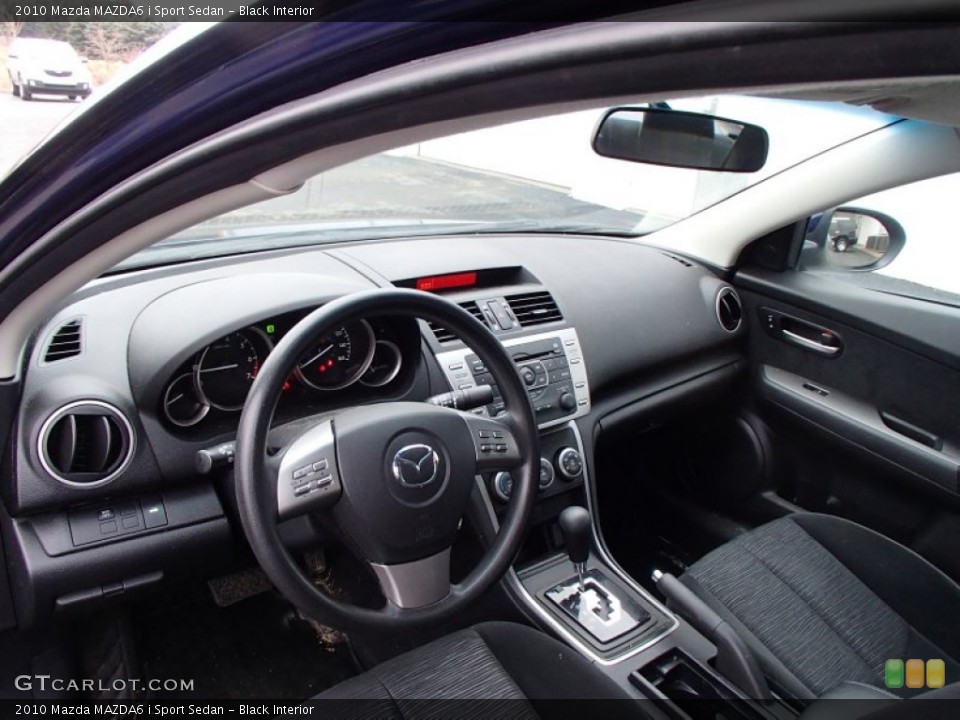 Black Interior Photo for the 2010 Mazda MAZDA6 i Sport Sedan #78275979