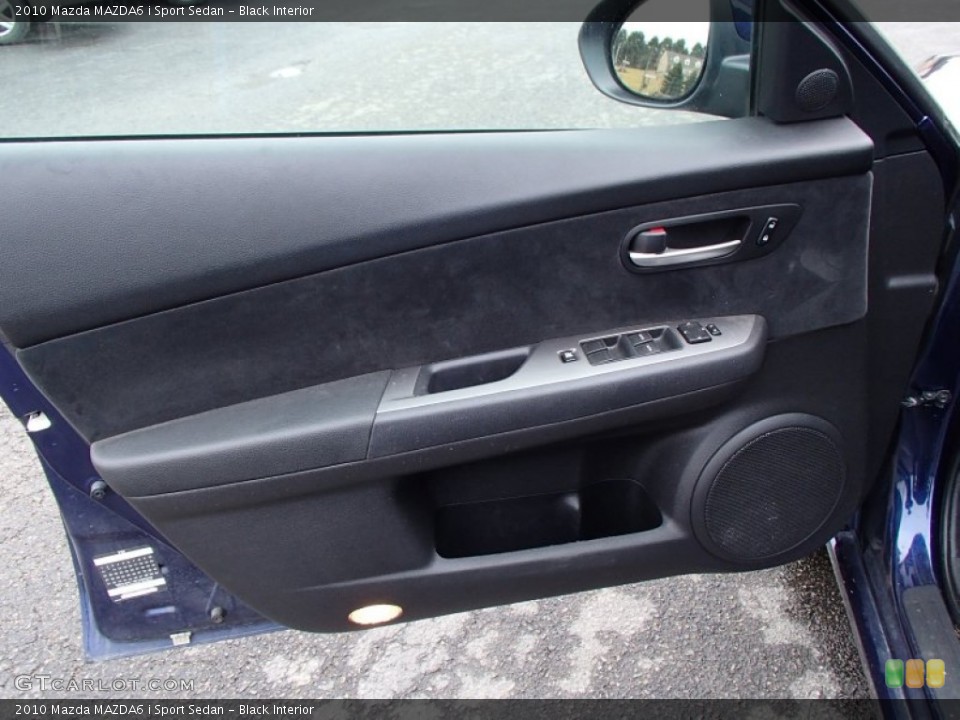Black Interior Door Panel for the 2010 Mazda MAZDA6 i Sport Sedan #78276016