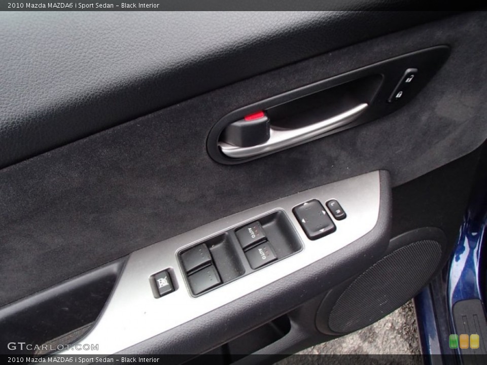 Black Interior Controls for the 2010 Mazda MAZDA6 i Sport Sedan #78276140