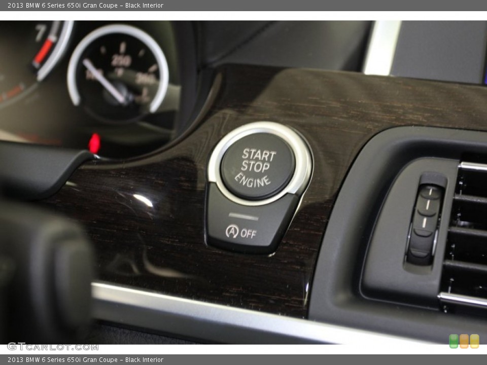 Black Interior Controls for the 2013 BMW 6 Series 650i Gran Coupe #78276446