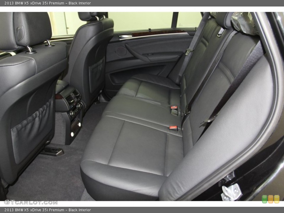 Black Interior Rear Seat for the 2013 BMW X5 xDrive 35i Premium #78276829