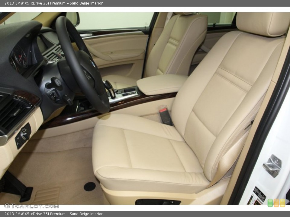 Sand Beige Interior Photo for the 2013 BMW X5 xDrive 35i Premium #78277786