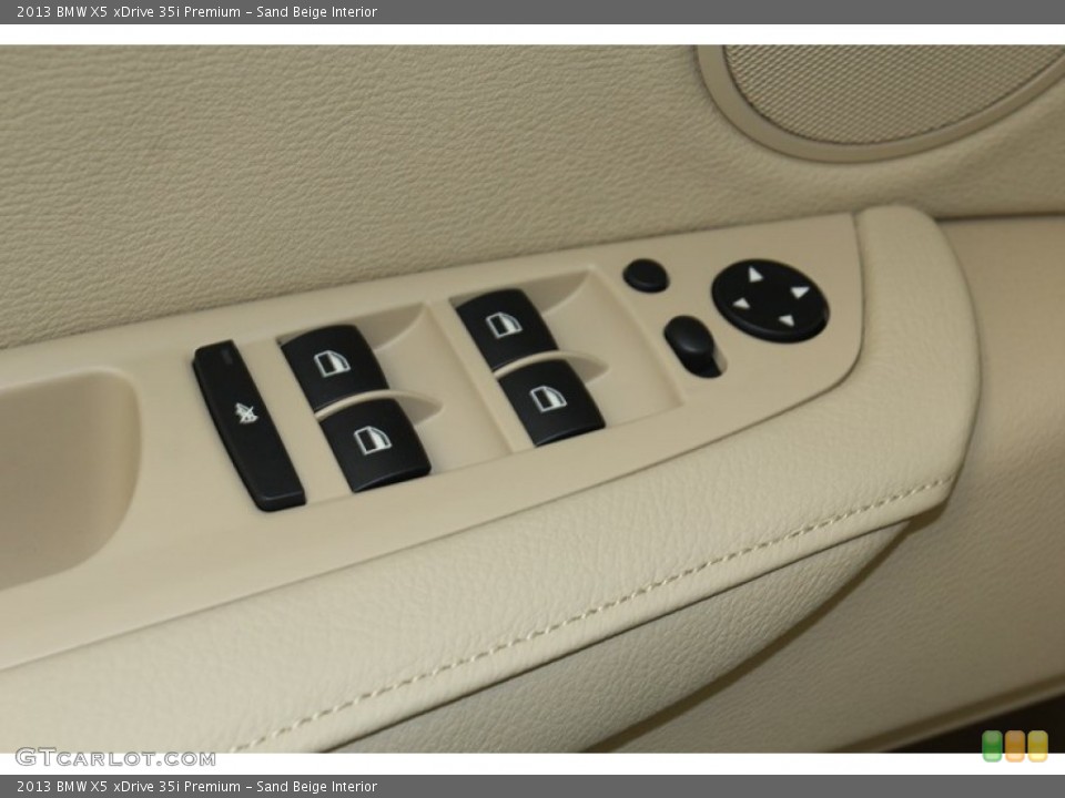 Sand Beige Interior Controls for the 2013 BMW X5 xDrive 35i Premium #78278032