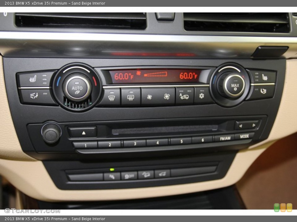 Sand Beige Interior Controls for the 2013 BMW X5 xDrive 35i Premium #78278084